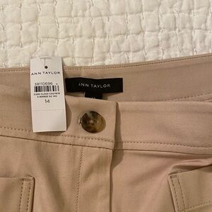 Ann Taylor Tan Boot Cut Pants